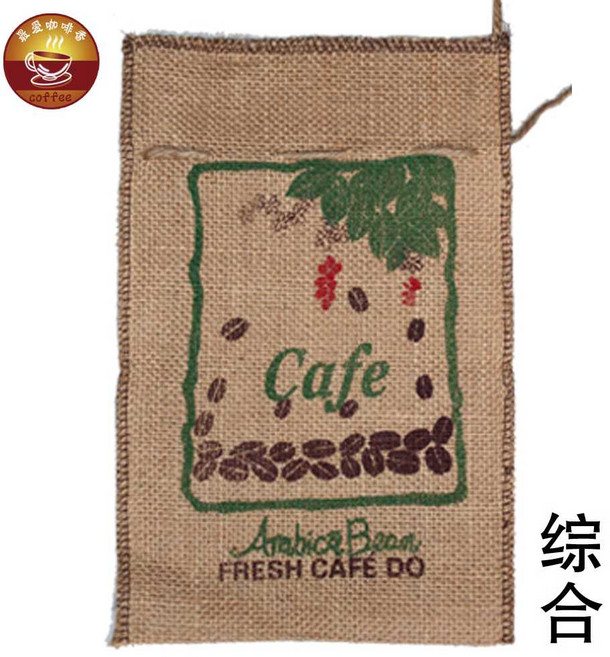 커피콩자루마대자루 인테리어 선물가방 빈티지, 1개, 블렌디드 커피(0.5lb)