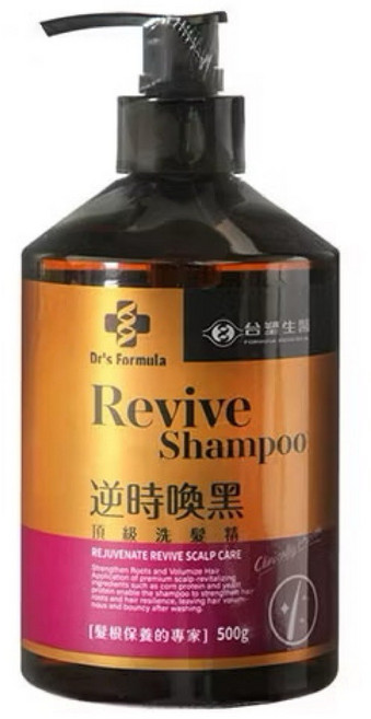 Dr's Formula 逆時喚黑頂級洗髮精, 1個