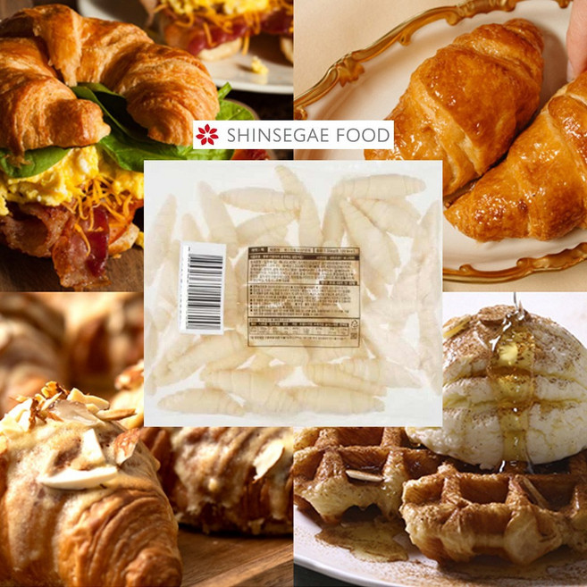신세계푸드 신세계푸드 크로아상 크로플 생지 50입내외 2 250g (개당 50g내외), 1개