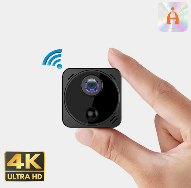 알레도 4K CCTV 초소형 무선 카메라 홈캠 펫캠, 카메라+256GB SD 카드