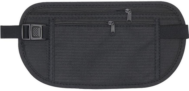 인트홈 해킹 방지 복대 여권 지갑 도난 방지 슬림힙색