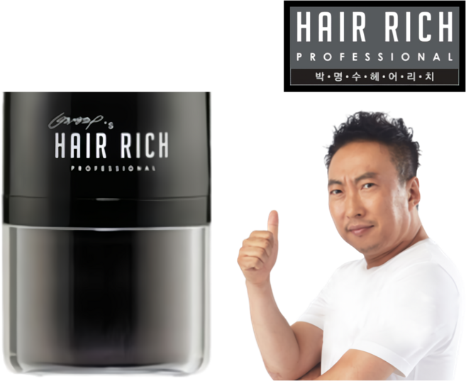 박명수헤어리치 헤어 파우더_쿠션형 15g x 1, 흑색, 1개