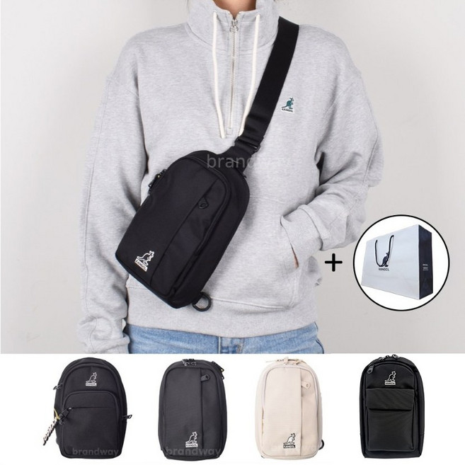 백화점 매장판 캉골 슬링백 크로스백 여행 소풍 미니 가방 + 쇼핑백