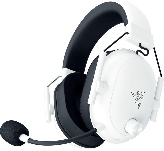 Razer BlackShark V2 HyperSpeed 유무선 게이밍 헤드셋 화이트색상 RZ04-0496 정품벌크상품 국내당일발송 출고예정, 화이트