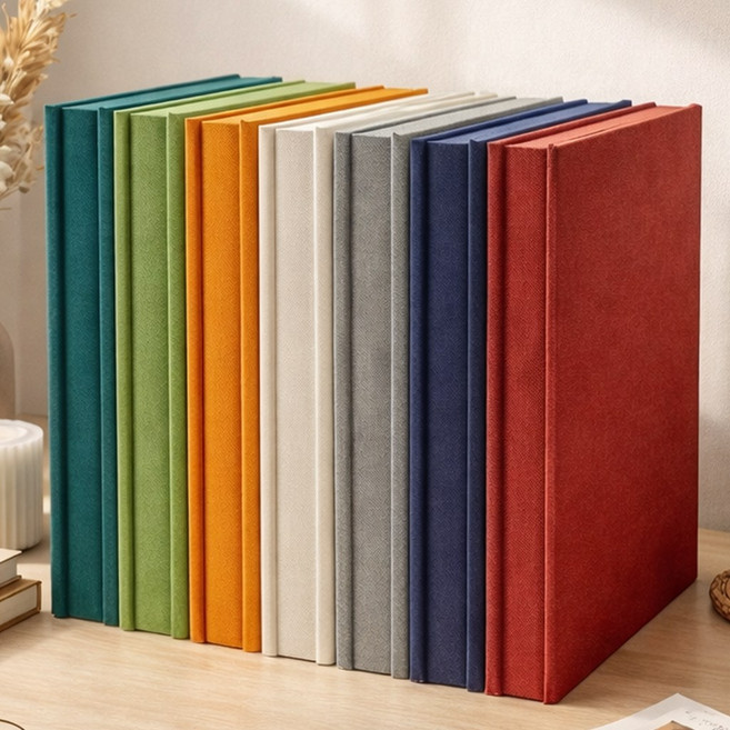 서플라이랩 대용량 접착식 패브릭 사진 앨범 포토북, 50매, 오렌지