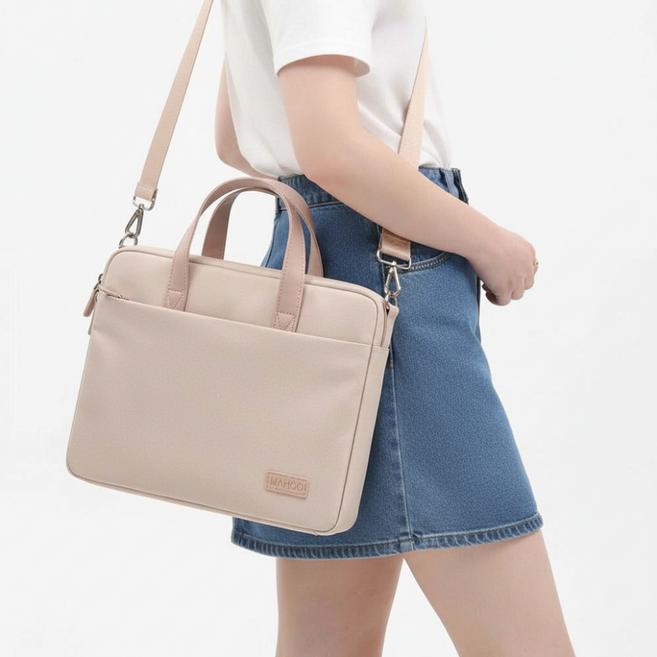 루미엔 파스텔 노트북 가방 파우치 토트백 손잡이