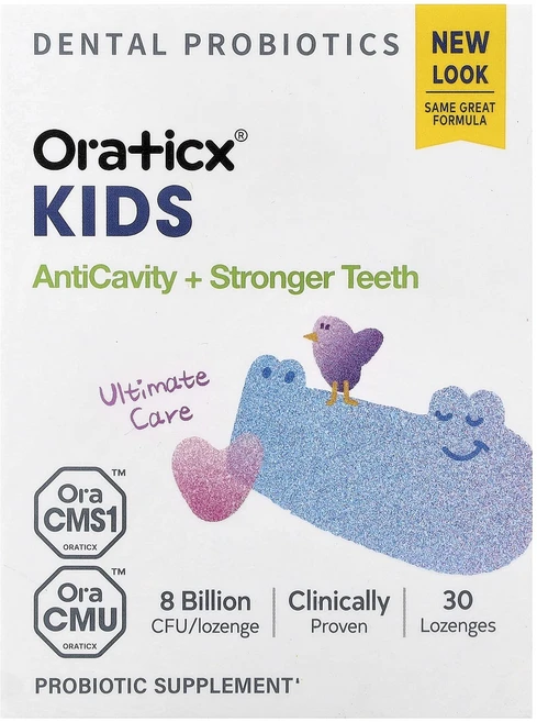 몸관리하세요 겨울입니다 Oraticx 어린이용 덴탈 프로바이오틱 충치 예방 + 치아 건강 강화 요거트 사탕 정제 30정 특별관리진행, 1 - 쿠팡