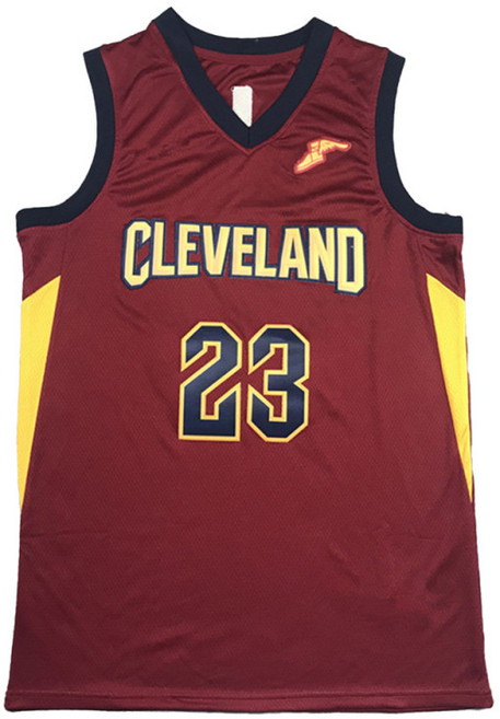 미첼 클리블랜드 캐벌리어스 르브론 제임스 나이츠 유니폼 반티 져지 23번 레드