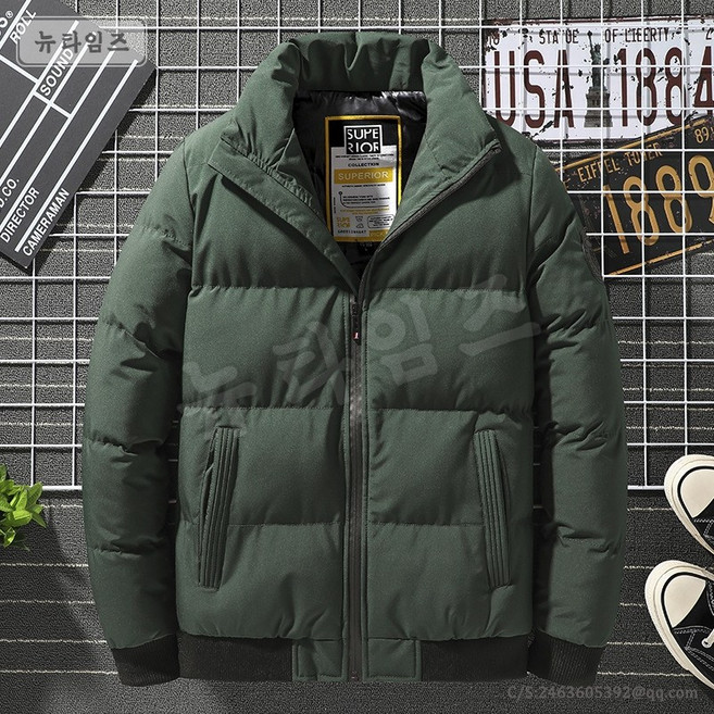 남성 패딩 점퍼 5호 겨울 패션 후드 보온 점퍼 빅사이즈 ~8XL까지 YD 뉴타임즈 F826R633