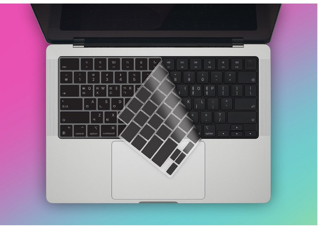 파인피아 LG 그램 AI 2026 16T95TP 16TD95TP 16Z90U 16ZD90U 16Z95U 16ZD95U용 문자인쇄노트북키스킨_글자인쇄키스킨(블랙 화이트 블루선택), 블랙