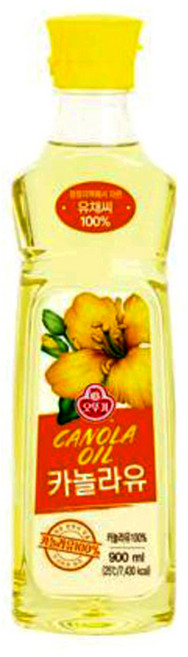 오뚜기 카놀라유 900ml, 5개