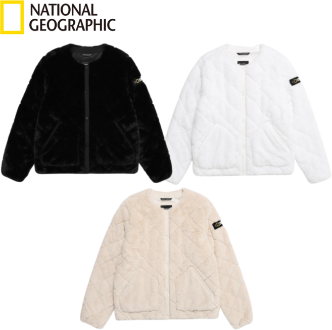 2023 내셔널지오그래픽 퍼 후리스 디퍼 DEEPER 여성 퀄팅 U넥자켓