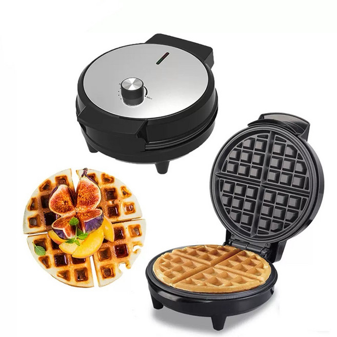 와플기 누룽지 미국산 쿠키 벨기에 모델 제품 가정용 와플 와플팬 다리미 얇은 팔머, 1.블랙 차이나&유로 220V
