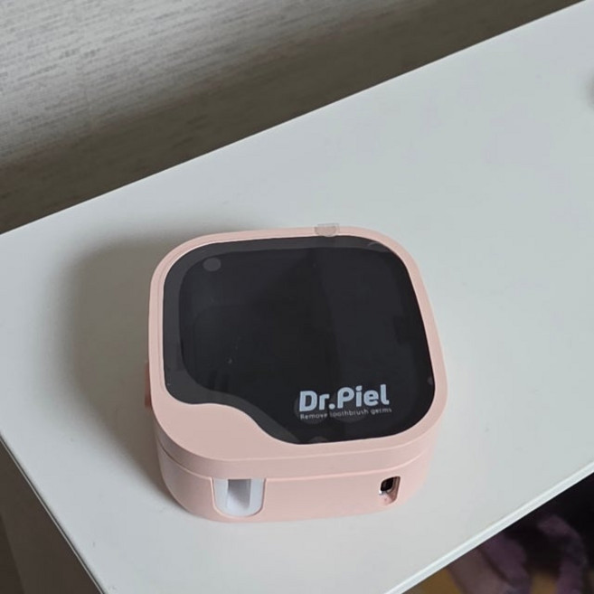 방수되는 칫솔 건조 살균기 닥터피엘 올뉴큐빙, 퓨어 화이트 1개 스카이 블루 1개, 1개