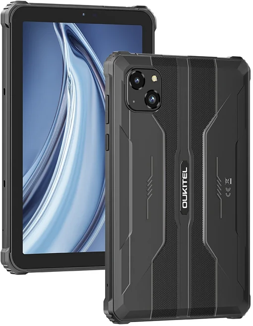 Oukitel RT3 PRO 배터리 5150mAh 16GB + 128GB 8 인치 HD 디스플레이 13.9mm 울트라 슬림 프로파일 IP, 01 Global Version, 01 CHINA, 02 Black