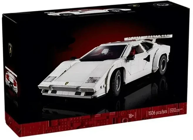 2026 신제품 10337 카운타치 5000 QV 블록 조립식 슈퍼 레이싱카 모델 클래식 컬렉션 브릭 자동차 장난감, 01 no box