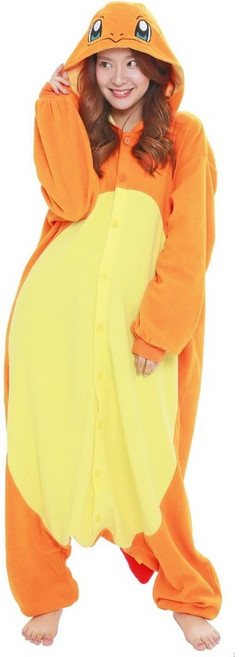 사자크 포켓몬스터 파이리 플리스 동물잠옷 TMY-055 프리사이즈 남녀공용