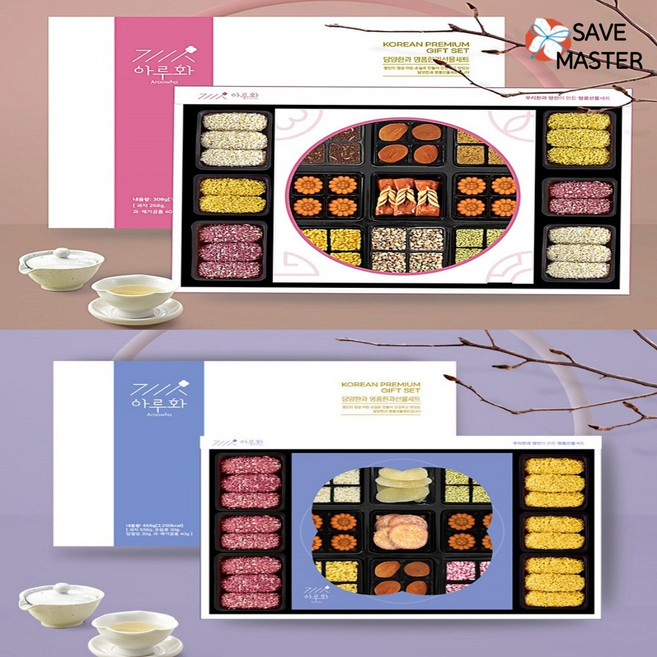 전통 수제 유과 한과 강정 약과 선물 세트 추석 제수용 선물용 찹쌀 혼합 과자 명인 조청 물엿 고급, 미향 한과선물세트