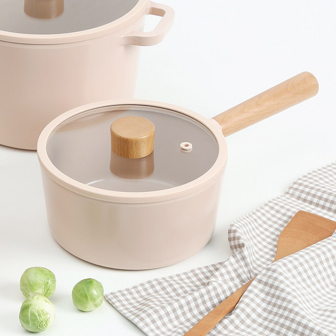 코지 피치 IH 인덕션 냄비 이유식 편수냄비 18cm, 피치 편수, 1개