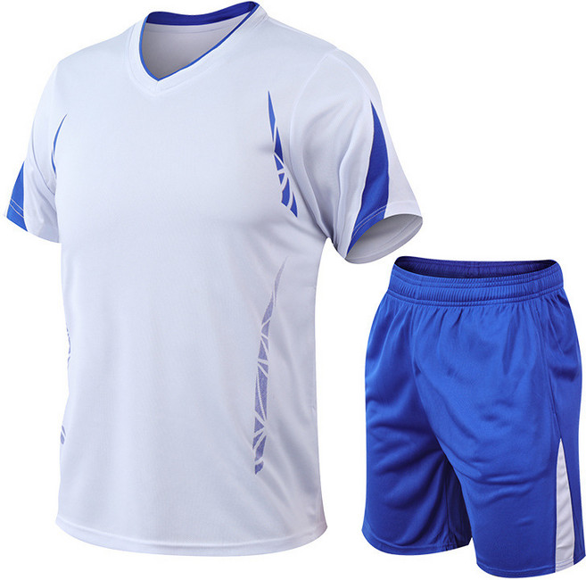 반팔 유니폼 런닝 축구 스포츠 트레이닝 상하의 세트 2종