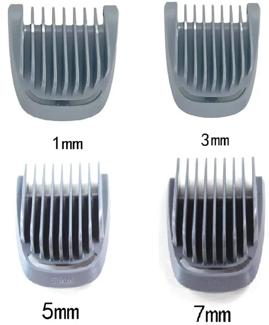 교체용 수염 헤어 가이드 빗 필립스 Norelco Multigroom MG3750 트리머에 적합 1-3-5-7mm, 04 MG7790