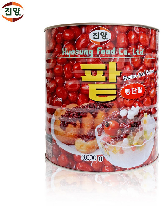 진양 팥통조림 3000g, 3kg, 1개