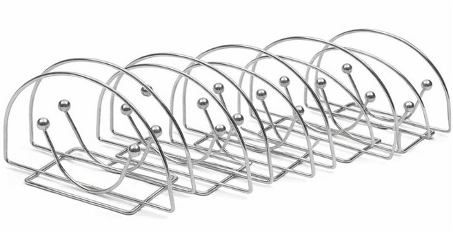 스탠다 냅킨 꽂이 케이스 홀더 매장 테이블 휴지, 5개, 스텐