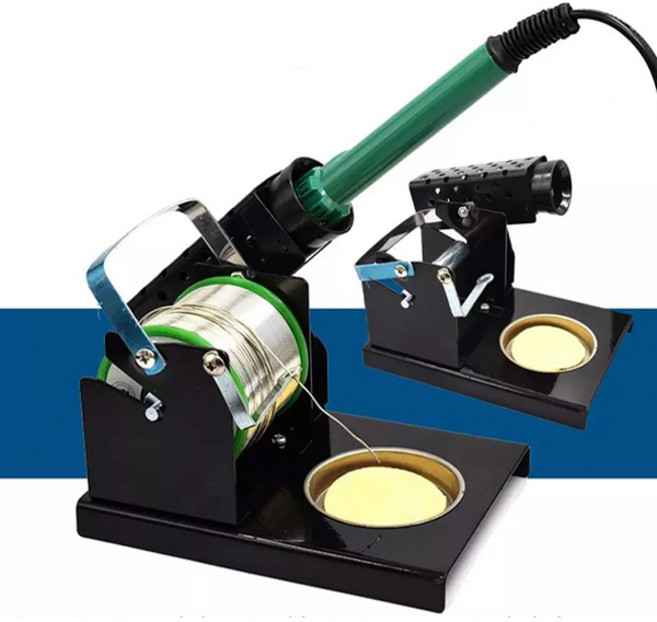 인두기 거치대 납땜기 스탠드 릴납 일체형 멀티 핸들거치대, 1개