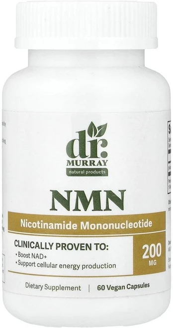 닥터 머레이 NMN 200 mg Dr. Murray's NMN 60정, 1개 - 쿠팡