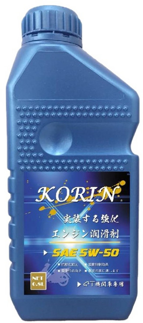 Korin 4T 5W/50 機車專用潤滑油, 1罐, 四行程