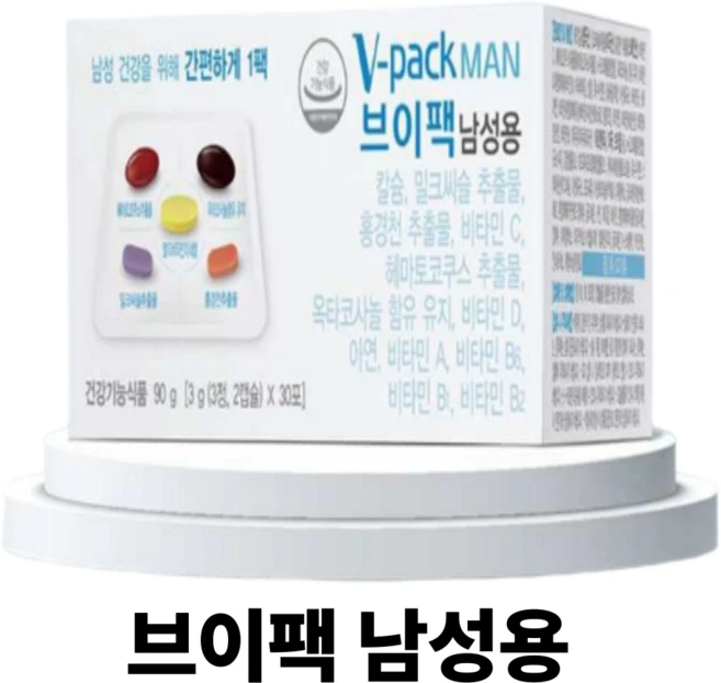 브이팩 남성용 멀티비타민, 90g, 1개 - 쿠팡