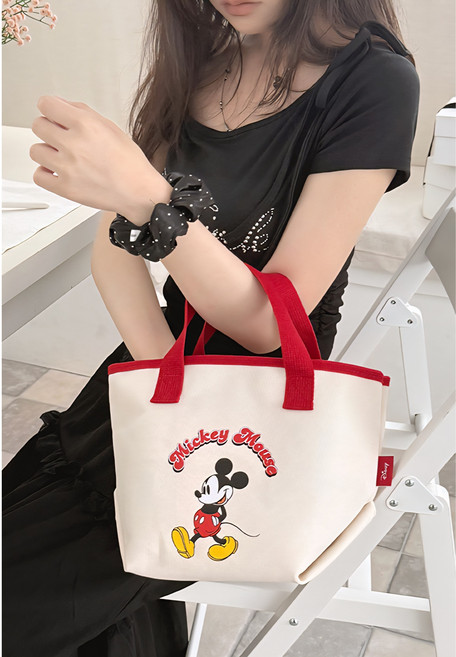 (라이센스 정품) 디즈니 미키마우스 졸리미키 스몰 토트백 숄더백 - 6 col