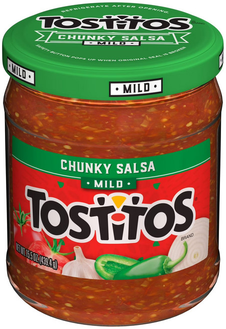 토스티토스 Tostitos 청키 살사 마일드 15.5oz, 439.4g, 2개