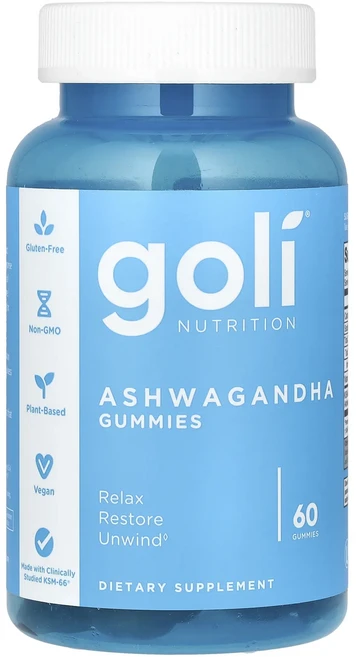 헁복하고 건강하세요 Goli Nutrition 아슈와간다 구미젤리 구미젤리 60개 늘 챙기셔야합니다, GoliNutrition아슈와간다구미젤리구미젤리60개 - 쿠팡