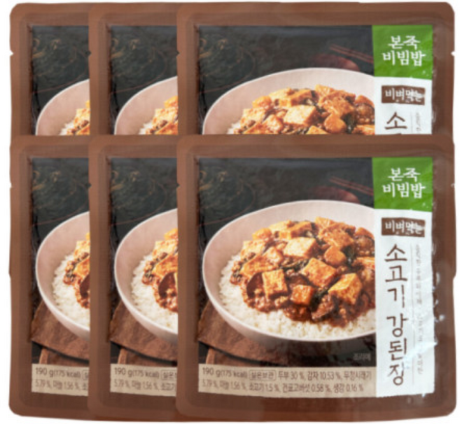 본죽비빔밥 소고기 강된장, 190g