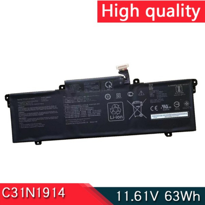 새로운 C31N1914 11.61V 63Wh 배터리 ASUS ZenBook 13 UX425UG 14 초경량 UX435EAL UM425QA 3ICP6/70/81, 01 중국