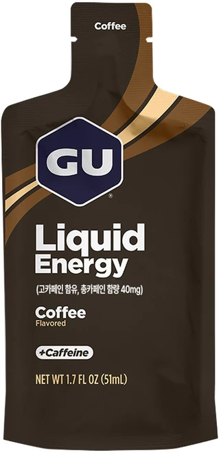 GU에너지 리퀴드 에너지젤 커피맛 카페인함유 러닝보충제, 12개, 51ml - 쿠팡