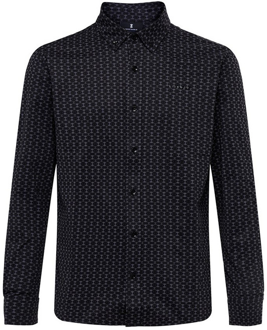 와이드앵글 공식 남성 골프 CO 패턴 프린트 져지 셔츠 M WMP26451C8