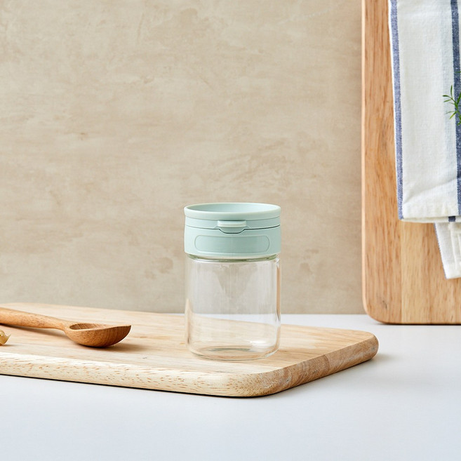 모던하우스 컬러키친 이중뚜껑 양념병 150ml 민트그린 KC0724001, 1개