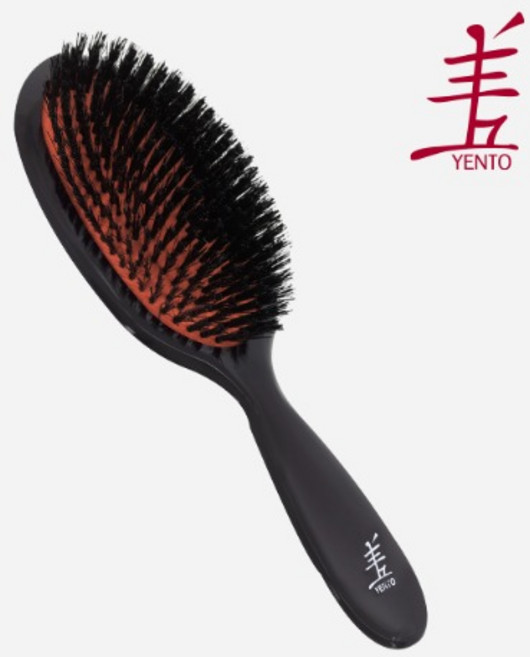 옌토 브리슬 브러쉬 M 강아지 돈모 마사지 단모종 빗 소형견 대형견 24YEN002, 1개