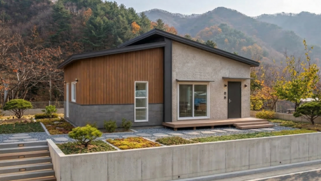 첨단디자인하우스 20평 모듈러주택 이동식주택 체류형쉼터 이동형주택 컨테이너하우스 I AP-03