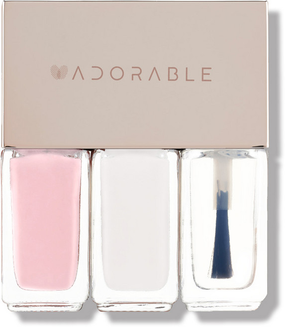 어도러블 아세톤 없이 지우는 임산부 매니큐어 글리터, 1개, 15ml, No. 10 잉글리시로즈