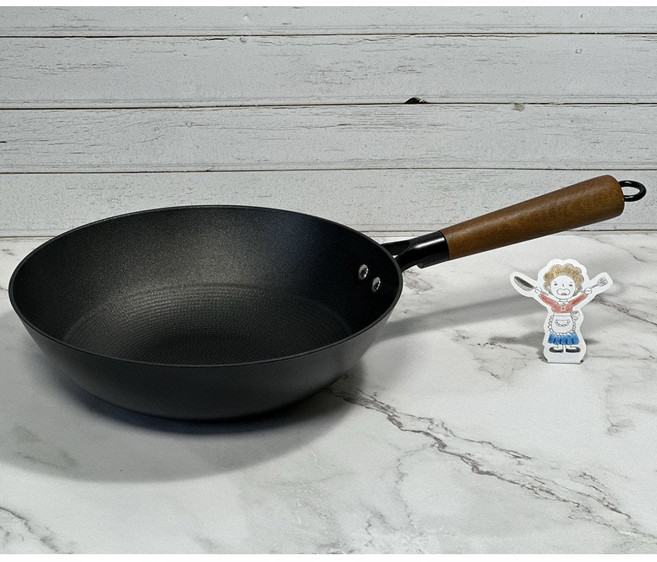 LAGO 무쇠 주물웍 28cm 인덕션사용가능 IH 라고 무쇠웍, 1개