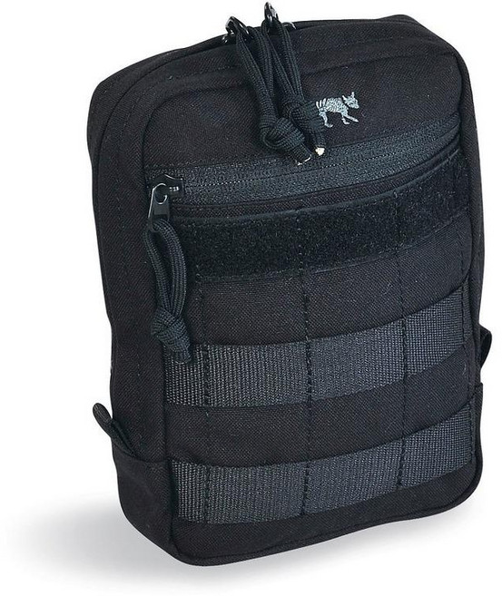 山道具屋 Tasmanian Tiger TT Tac Pouch 5 EDC 戰術防水外掛裝備包 輕巧便攜 多功能收納 戶外生活好幫手, 1個, 黑色