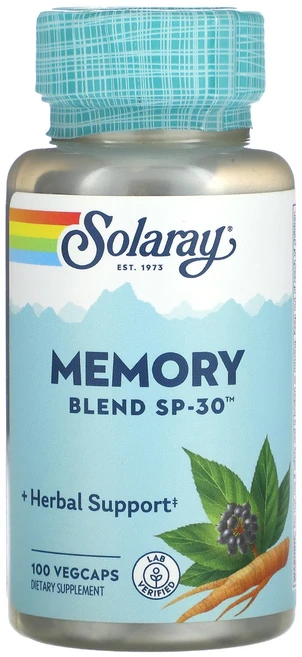 Solaray 기억력 혼합물 SP-30 베지 캡슐 100정, Solaray기억력혼합물SP30베지캡슐100정, 1개 - 쿠팡