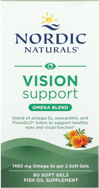 건강챙기세요 Nordic Naturals 시력 증진 오메가 혼합물 소프트젤 60정 백살까지오래오래, NordicNaturals시력증진오메가혼합물소프트젤60, 1개 - 쿠팡