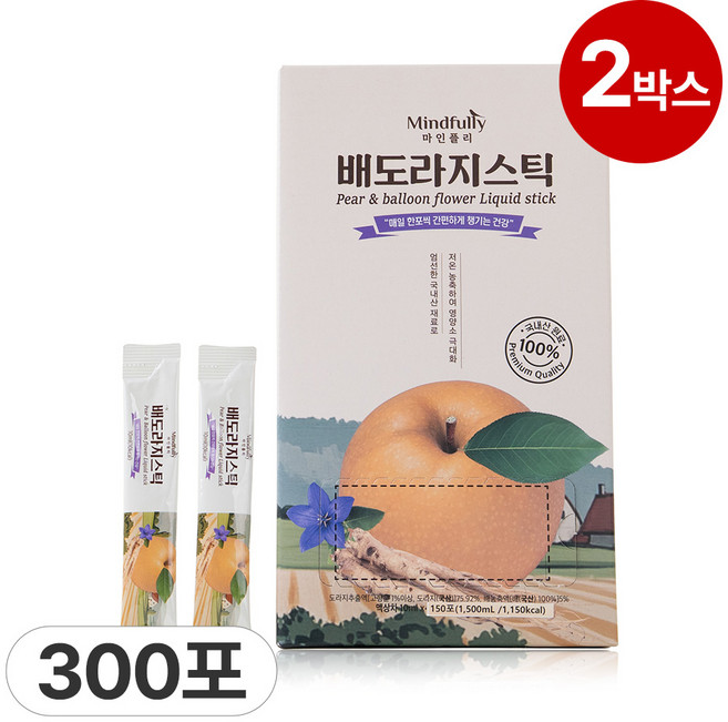 마인플리 국내산 배도라지스틱(10ml), 300개, 10ml