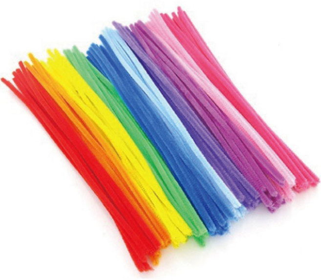 가는 모루 10색 소포장 세트 만들기 공예재료 유아 초등 미술수업 꾸미기 퍼니스쿨