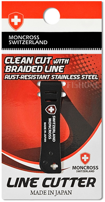 몽크로스 라인커터 낚시줄커터 낚시커터, 블랙 BLACK, 1개