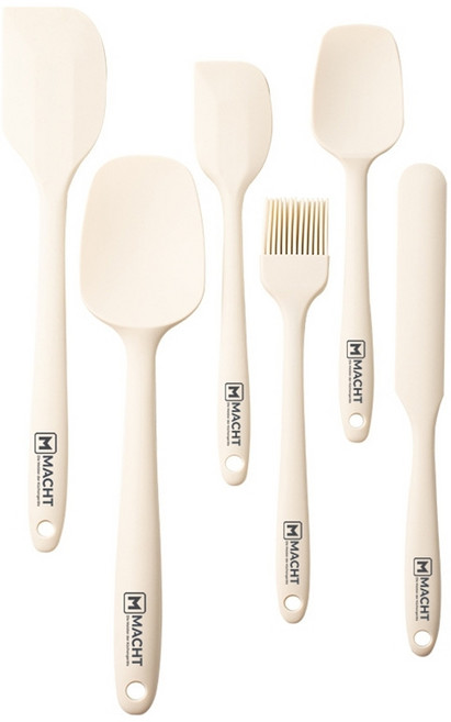 독일 마흐트(MACHT) 프리미엄 실리콘 조리도구 6종세트, 1세트, 크림화이트, 6종